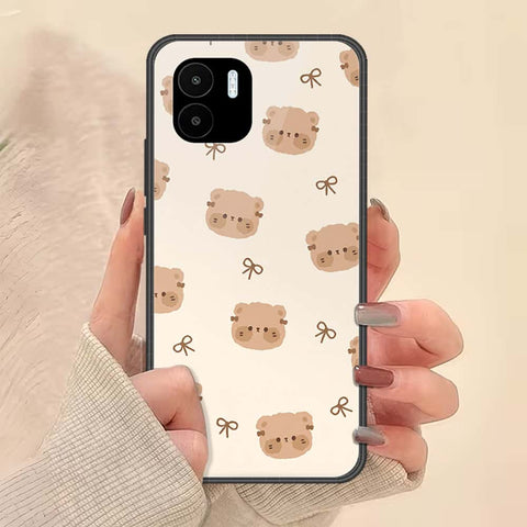 Xiaomi Redmi A2 Cover - ONation Bow Series - HQ Ultra Shine Premium Infinity Glass Soft Silicon Borders Case