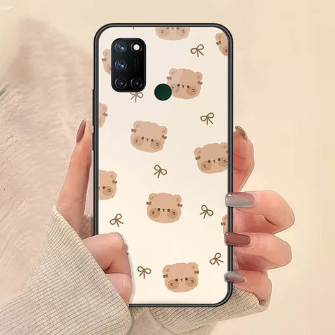 Realme C17 Cover - ONation Bow Series - HQ Ultra Shine Premium Infinity Glass Soft Silicon Borders Case