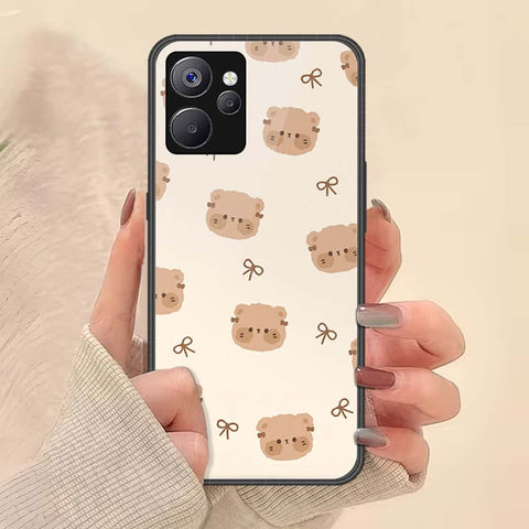 Realme 10T Cover - ONation Bow Series - HQ Ultra Shine Premium Infinity Glass Soft Silicon Borders Case