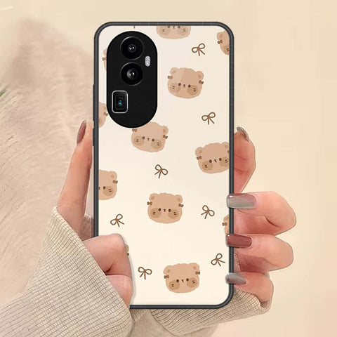 Oppo Reno 10 Pro Plus Cover - ONation Bow Series - HQ Ultra Shine Premium Infinity Glass Soft Silicon Borders Case