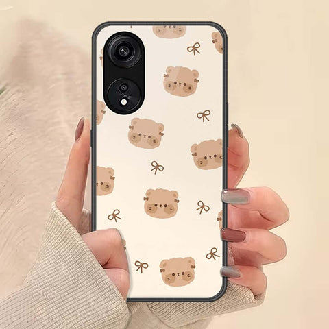 Oppo Reno 8T 5G Cover - ONation Bow Series - HQ Ultra Shine Premium Infinity Glass Soft Silicon Borders Case