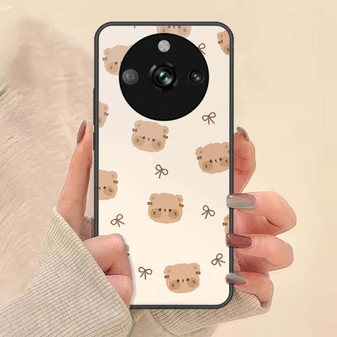 Realme 11 Pro Cover - ONation Bow Series - HQ Ultra Shine Premium Infinity Glass Soft Silicon Borders Case