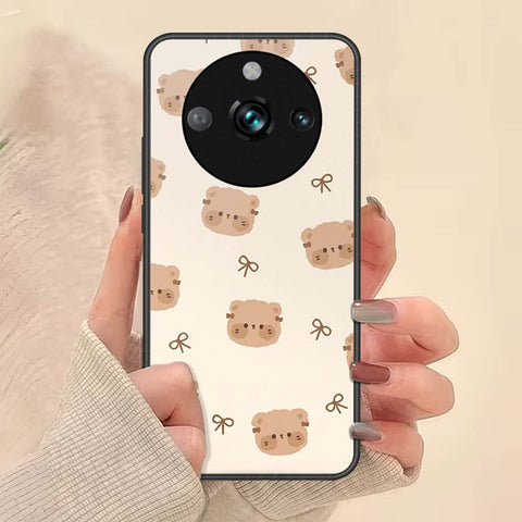 Realme 11 Pro Plus Cover - ONation Bow Series - HQ Ultra Shine Premium Infinity Glass Soft Silicon Borders Case