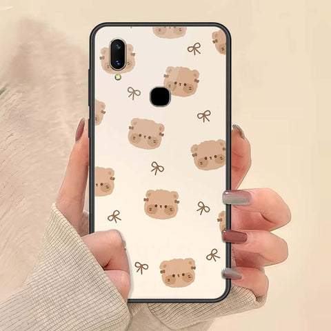 Vivo Z3I Cover - ONation Bow Series - HQ Ultra Shine Premium Infinity Glass Soft Silicon Borders Case