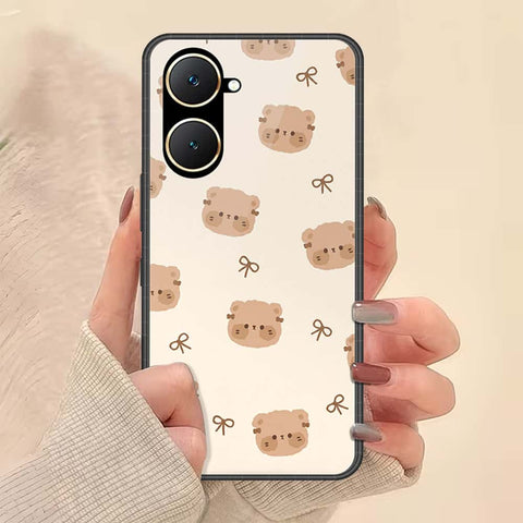 Vivo Y03 Cover - ONation Bow Series - HQ Ultra Shine Premium Infinity Glass Soft Silicon Borders Case
