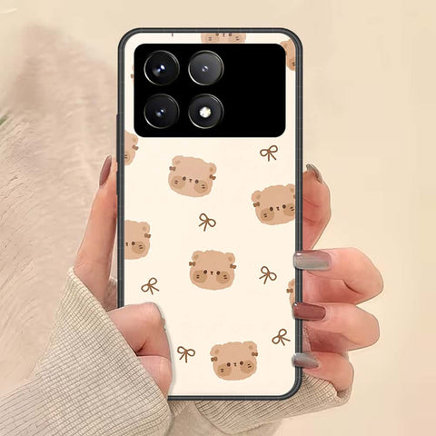 Xiaomi Poco X6 Pro Cover - ONation Bow Series - HQ Ultra Shine Premium Infinity Glass Soft Silicon Borders Case