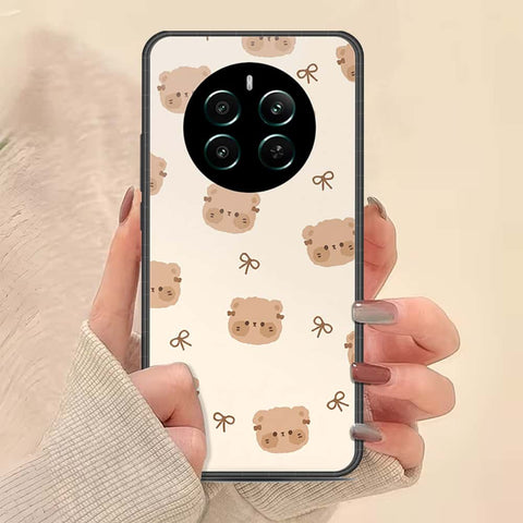 Realme 12 Plus Cover - ONation Bow Series - HQ Ultra Shine Premium Infinity Glass Soft Silicon Borders Case