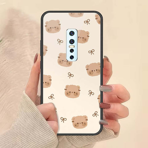 Vivo V17 Pro Cover - ONation Bow Series - HQ Ultra Shine Premium Infinity Glass Soft Silicon Borders Case