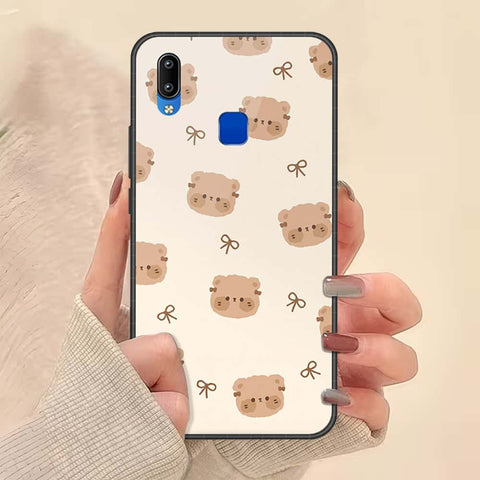 Vivo Y91i Cover - ONation Bow Series - HQ Ultra Shine Premium Infinity Glass Soft Silicon Borders Case