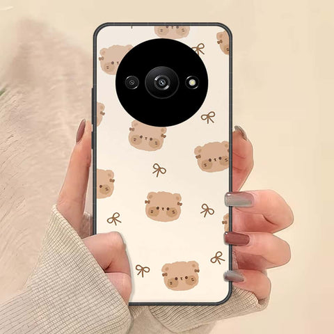 Xiaomi Poco C61 Cover - ONation Bow Series - HQ Ultra Shine Premium Infinity Glass Soft Silicon Borders Case