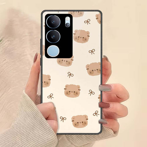 Vivo S17 Pro Cover - ONation Bow Series - HQ Ultra Shine Premium Infinity Glass Soft Silicon Borders Case