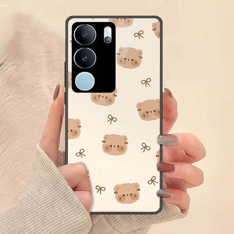 Vivo V29 Pro Cover - ONation Bow Series - HQ Ultra Shine Premium Infinity Glass Soft Silicon Borders Case