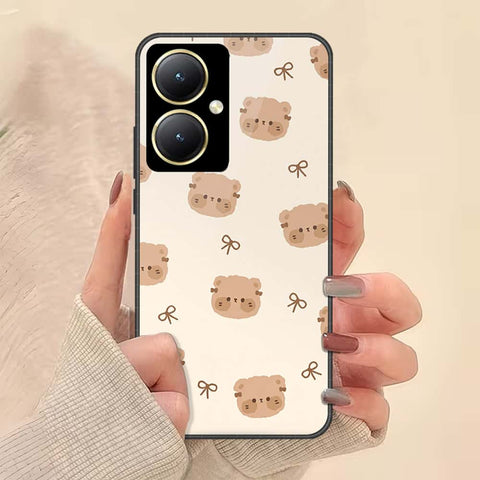 Vivo Y27 Cover - ONation Bow Series - HQ Ultra Shine Premium Infinity Glass Soft Silicon Borders Case