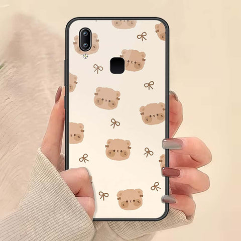 Vivo Y91 Cover - ONation Bow Series - HQ Ultra Shine Premium Infinity Glass Soft Silicon Borders Case