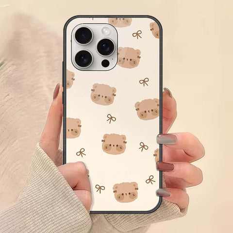 iPhone 16 Pro Max - ONation Bow Series - HQ Ultra Shine Premium Infinity Glass Soft Silicon Borders Case