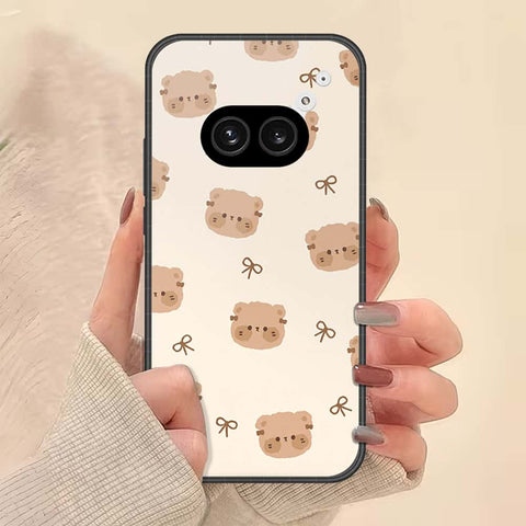 Nothing Phone 2a Cover - ONation Bow Series - HQ Ultra Shine Premium Infinity Glass Soft Silicon Borders Case