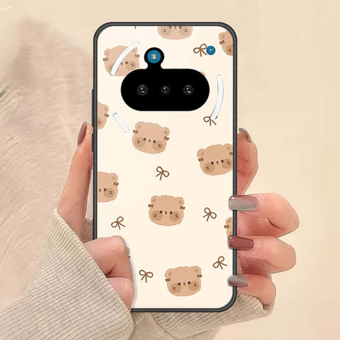 Nothing Phone 3a Cover - ONation Bow Series - HQ Ultra Shine Premium Infinity Glass Soft Silicon Borders Case