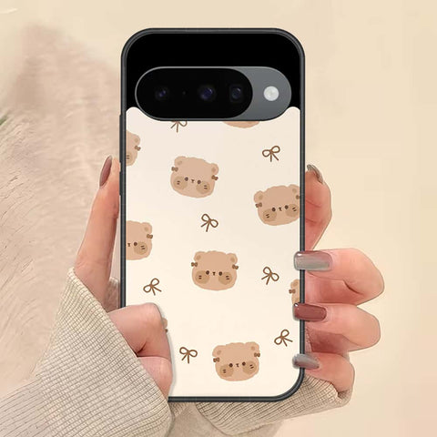 Google Pixel 10 Cover - ONation Bow Series - HQ Ultra Shine Premium Infinity Glass Soft Silicon Borders Case