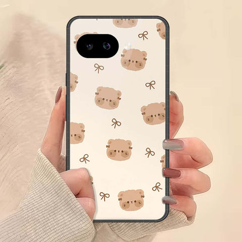 Google Pixel 9a Cover - ONation Bow Series - HQ Ultra Shine Premium Infinity Glass Soft Silicon Borders Case