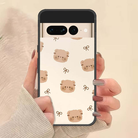 Google Pixel 7 Pro Cover - ONation Bow Series - HQ Ultra Shine Premium Infinity Glass Soft Silicon Borders Case