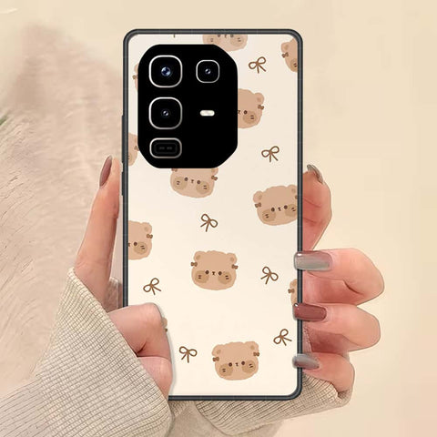 Infinix Note 50 4G Cover - ONation Bow Series - HQ Ultra Shine Premium Infinity Glass Soft Silicon Borders Case