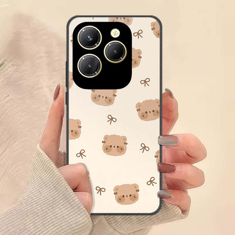 Tecno Spark 20 Pro Cover - ONation Bow Series - HQ Ultra Shine Premium Infinity Glass Soft Silicon Borders Case