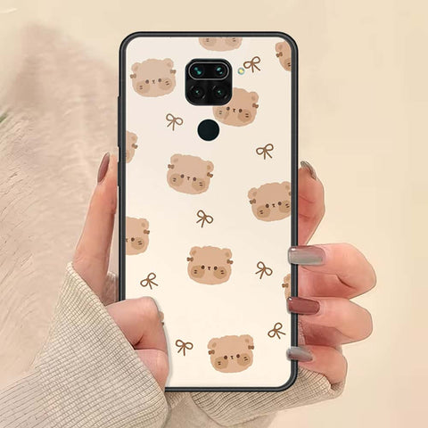 Xiaomi Redmi Note 9 Cover - ONation Bow Series - HQ Ultra Shine Premium Infinity Glass Soft Silicon Borders Case
