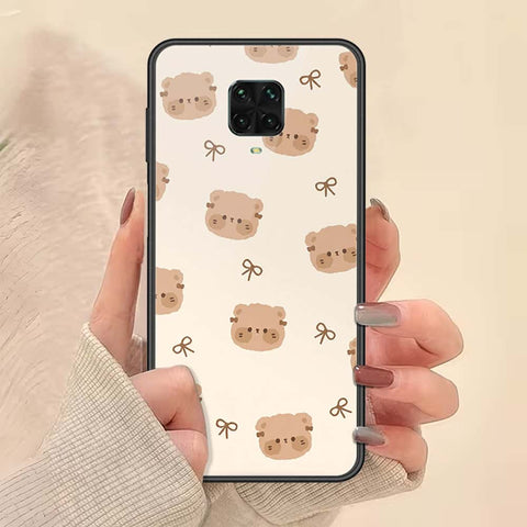 Xiaomi Redmi Note 9 Pro Cover - ONation Bow Series - HQ Ultra Shine Premium Infinity Glass Soft Silicon Borders Case
