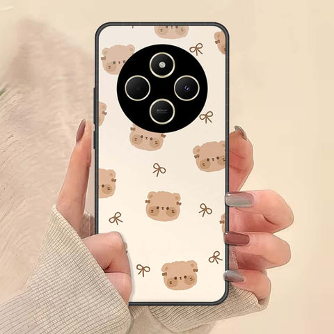 Xiaomi Redmi A4 Cover - ONation Bow Series - HQ Ultra Shine Premium Infinity Glass Soft Silicon Borders Case