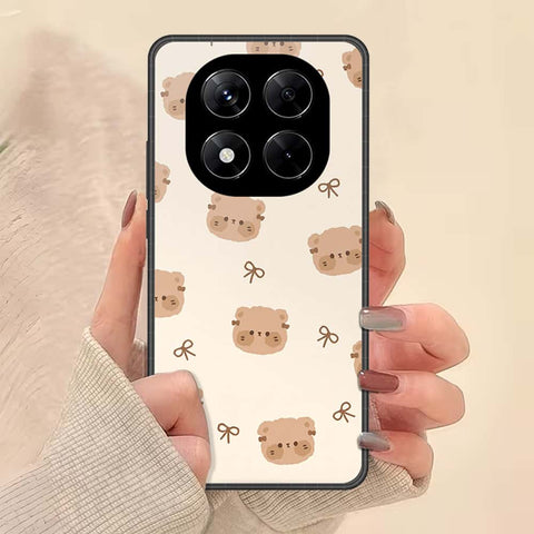 Xiaomi Redmi Note 14 Pro 4G Cover - ONation Bow Series - HQ Ultra Shine Premium Infinity Glass Soft Silicon Borders Case