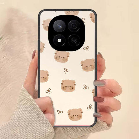 Xiaomi Poco X7 Cover - ONation Bow Series - HQ Ultra Shine Premium Infinity Glass Soft Silicon Borders Case