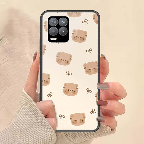 Realme 8 Pro Cover - ONation Bow Series - HQ Ultra Shine Premium Infinity Glass Soft Silicon Borders Case