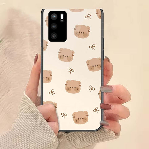 Oppo A54s Cover - ONation Bow Series - HQ Ultra Shine Premium Infinity Glass Soft Silicon Borders Case