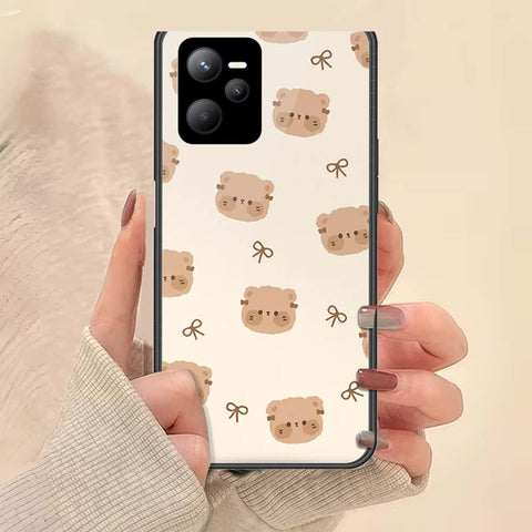 Realme Narzo 50A Prime Cover - ONation Bow Series - HQ Ultra Shine Premium Infinity Glass Soft Silicon Borders Case