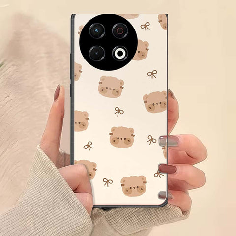 Tecno Spark 30 Pro Cover - ONation Bow Series - HQ Ultra Shine Premium Infinity Glass Soft Silicon Borders Case