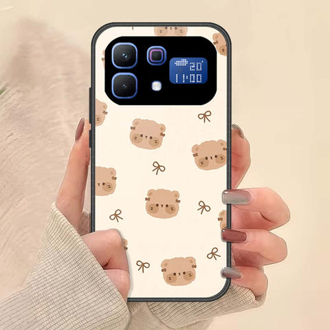 Infinix Note 60 Cover - ONation Bow Series - HQ Ultra Shine Premium Infinity Glass Soft Silicon Borders Case