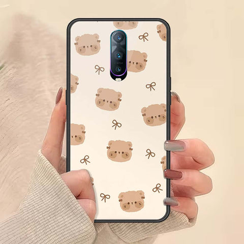 Oppo R17 Pro Cover - ONation Bow Series - HQ Ultra Shine Premium Infinity Glass Soft Silicon Borders Case