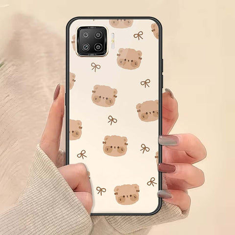 Oppo A73 Cover - ONation Bow Series - HQ Ultra Shine Premium Infinity Glass Soft Silicon Borders Case