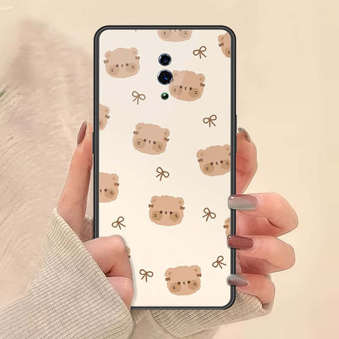 Oppo Reno Cover - ONation Bow Series - HQ Ultra Shine Premium Infinity Glass Soft Silicon Borders Case