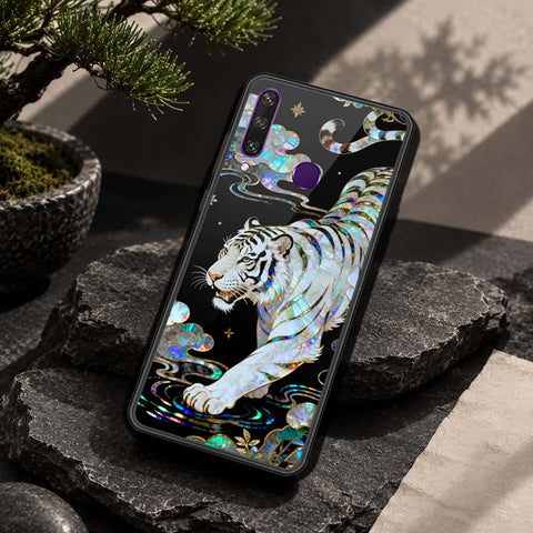 Huawei Y6p Cover - Pearl Dynasty Series - HQ Ultra Shine Premium Infinity Glass Soft Silicon Borders Case