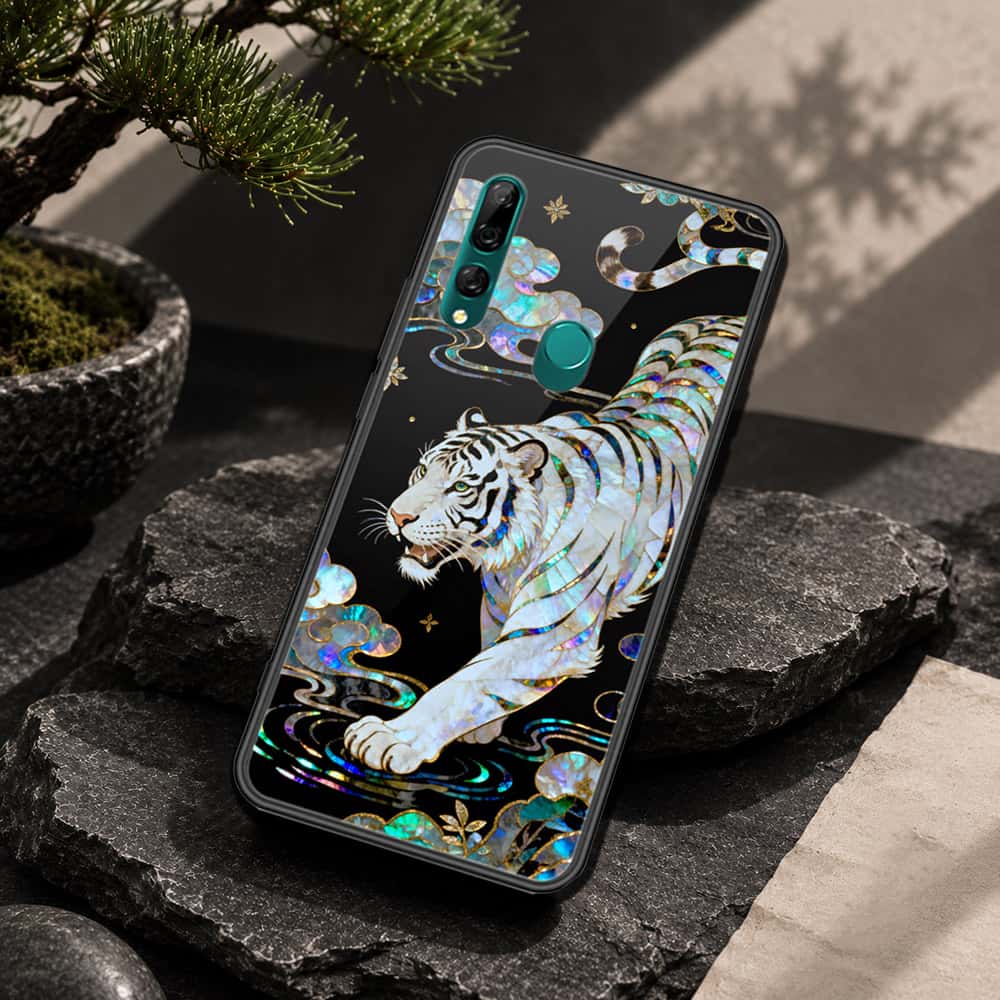 Huawei Y9 Prime 2019 Cover - Pearl Dynasty Series - HQ Ultra Shine Premium Infinity Glass Soft Silicon Borders Case