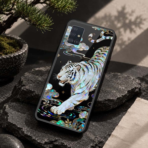 Samsung Galaxy A51 Cover - Pearl Dynasty Series - HQ Ultra Shine Premium Infinity Glass Soft Silicon Borders Case