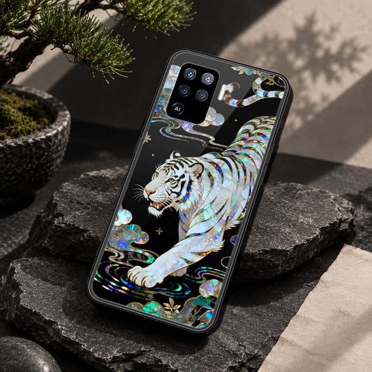 Oppo F19 Pro Cover - Pearl Dynasty Series - HQ Ultra Shine Premium Infinity Glass Soft Silicon Borders Case