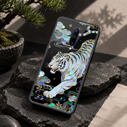 OnePlus 7 Pro Cover - Pearl Dynasty Series - HQ Ultra Shine Premium Infinity Glass Soft Silicon Borders Case