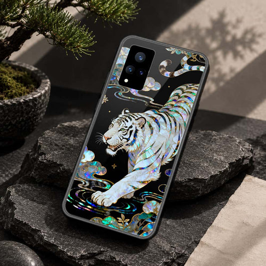 Vivo V21 5G Cover - Pearl Dynasty Series - HQ Ultra Shine Premium Infinity Glass Soft Silicon Borders Case