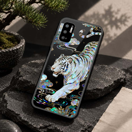 Xiaomi Redmi Note 10 5G Cover - Pearl Dynasty Series - HQ Ultra Shine Premium Infinity Glass Soft Silicon Borders Case
