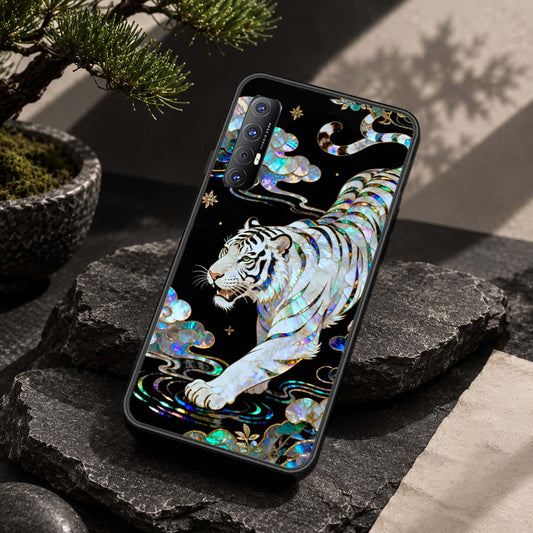Oppo Reno 3 Pro Cover - Pearl Dynasty Series - HQ Ultra Shine Premium Infinity Glass Soft Silicon Borders Case