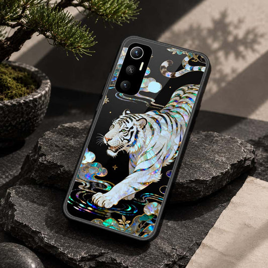 Infinix Hot 11 Cover - Pearl Dynasty Series - HQ Ultra Shine Premium Infinity Glass Soft Silicon Borders Case