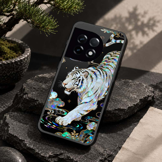 OnePlus 11R Cover - Pearl Dynasty Series - HQ Ultra Shine Premium Infinity Glass Soft Silicon Borders Case
