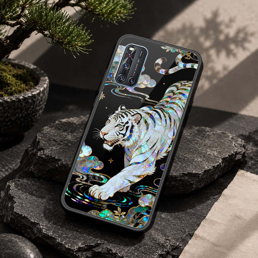 Vivo V19 Cover - Pearl Dynasty Series - HQ Ultra Shine Premium Infinity Glass Soft Silicon Borders Case
